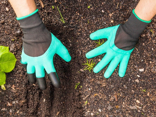 GUANTI GARDEN GENIE SPECIALIZZATI PER GIARDINAGGIO CON ARTIGLI INTEGRATI