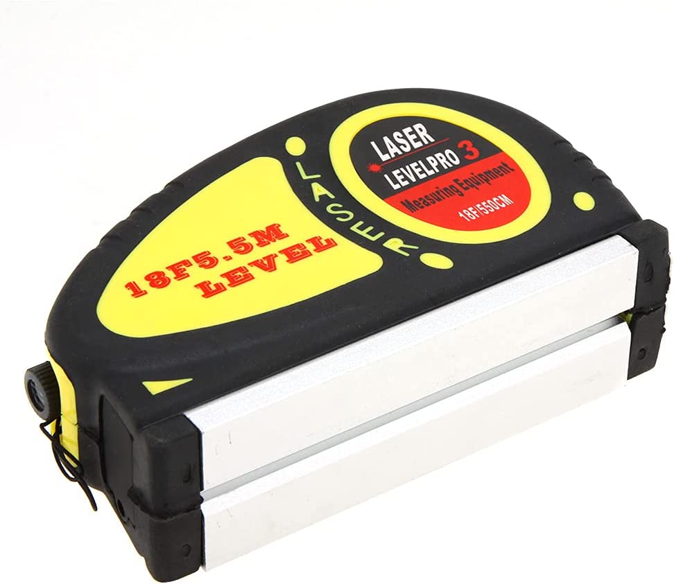 LIVELLA METRO LASER 3 IN 1 PORTATILE CON PUNTATORE PORTATILE MISURA LIVELLO DI PRECISIONE 550 CM