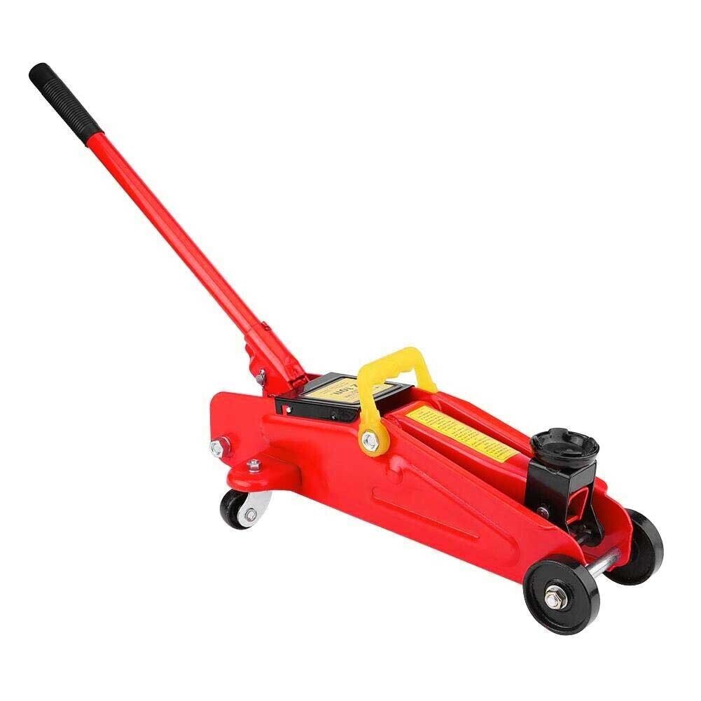 CRIC SOLLEVATORE IDRAULICO AUTO CARRELLO MARTINETTO MECCANICO CRICK PORTATA 2T