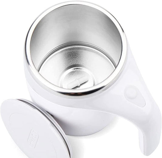 TAZZA DA CAFFÈ AUTO-MESCOLANTE MAGNETICA IN ACCIAIO INOX MULTIFUNZIONALE