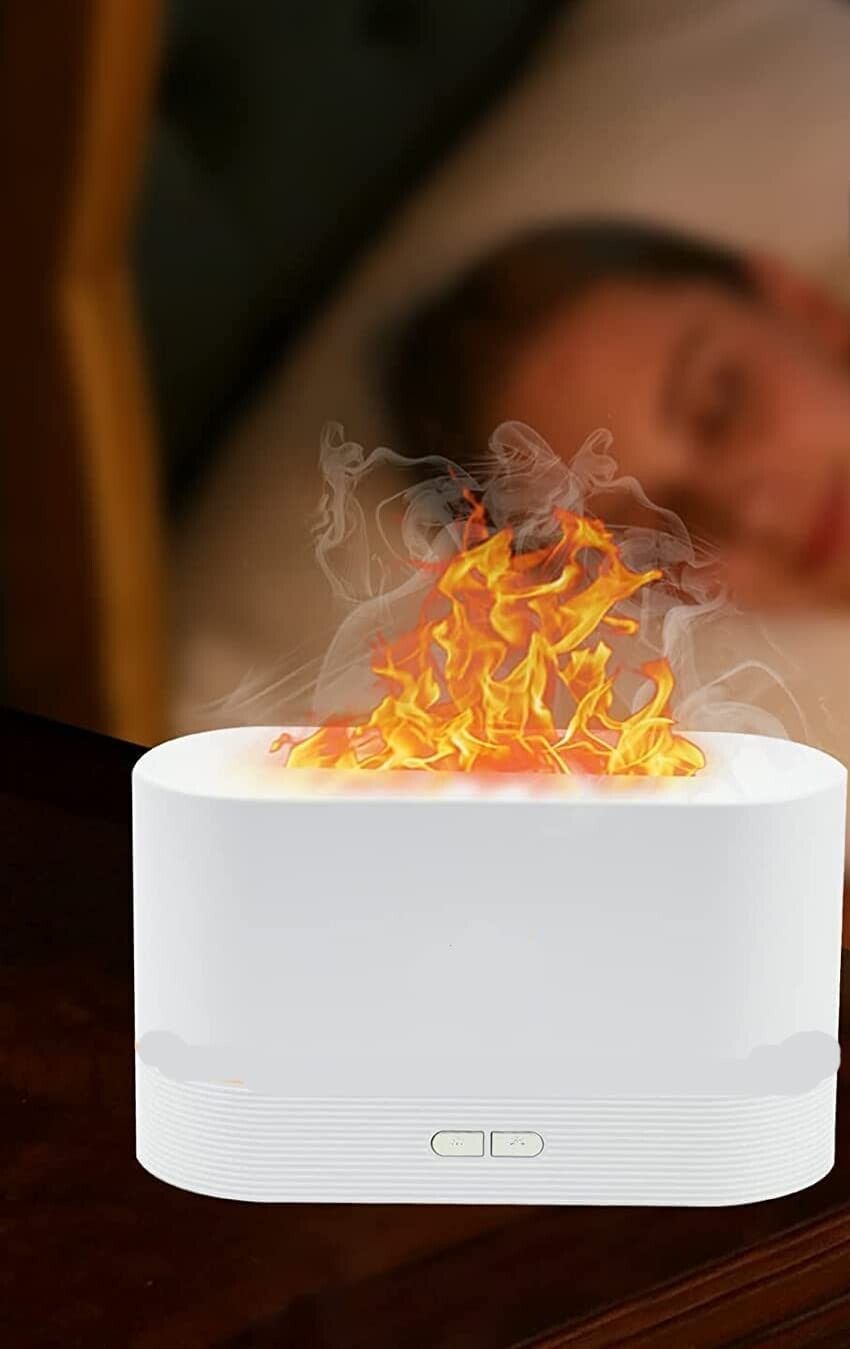 DIFFUSORE DI OLI ESSENZIALI PER AROMATERAPIA CON LUCE LED PER LA NOTTE