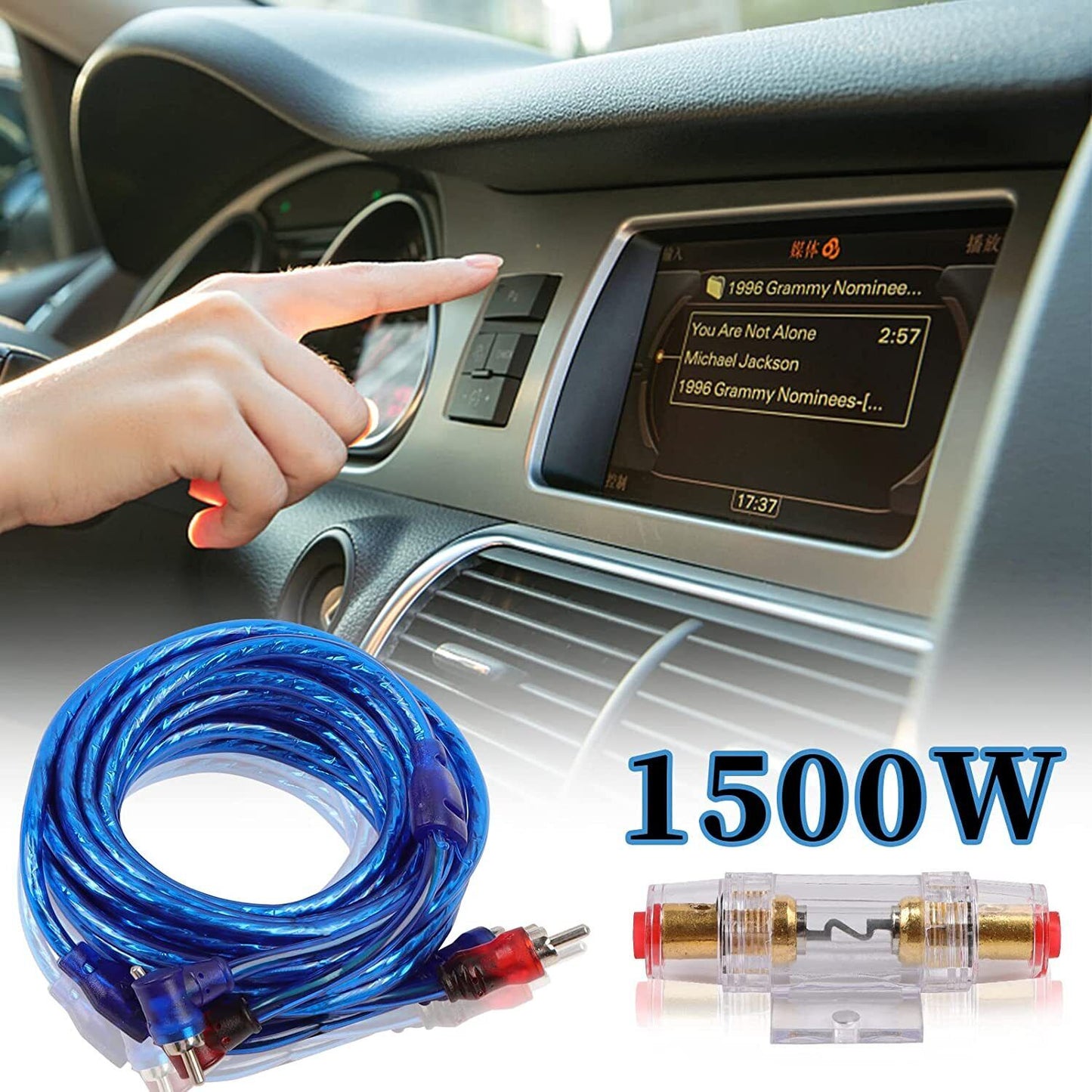 SET DI CAVI PER AMPLIFICATORI PER AUTO, 8GA SET CAVI PER AMPLIFICATORE CABLAGGIO