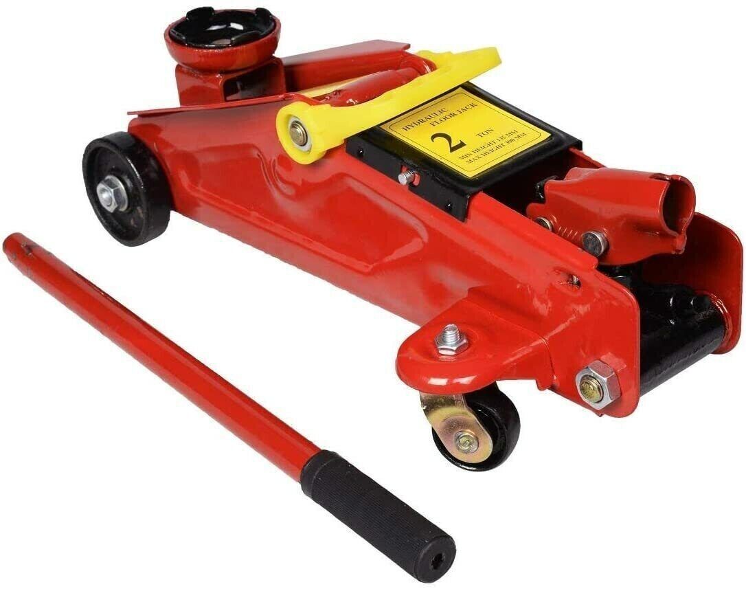 CRIC SOLLEVATORE IDRAULICO AUTO CARRELLO MARTINETTO MECCANICO CRICK PORTATA 2T