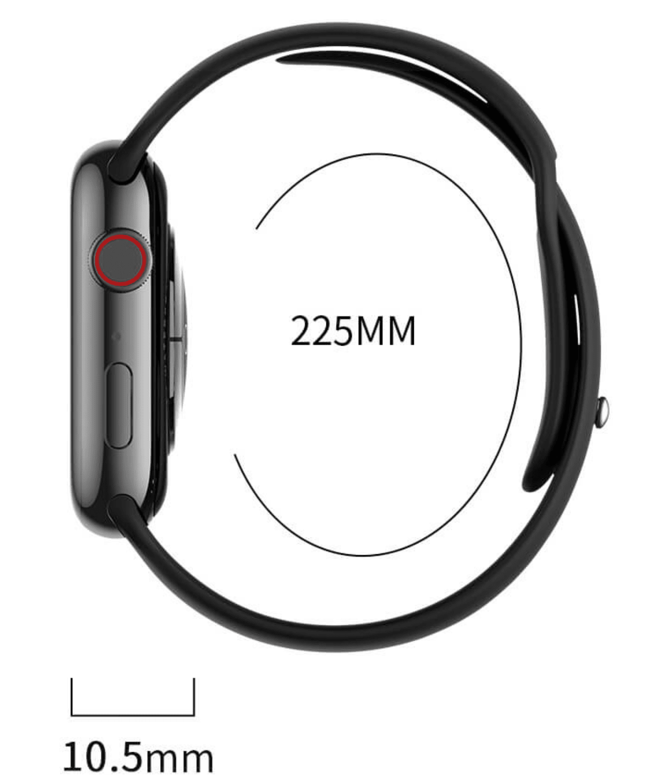 SMART WATCH 7 , CASSA 45 MM COLORI VARI CON CINTURINO SPORT - REGULAR