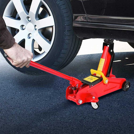 CRIC SOLLEVATORE IDRAULICO AUTO CARRELLO MARTINETTO MECCANICO CRICK PORTATA 2T
