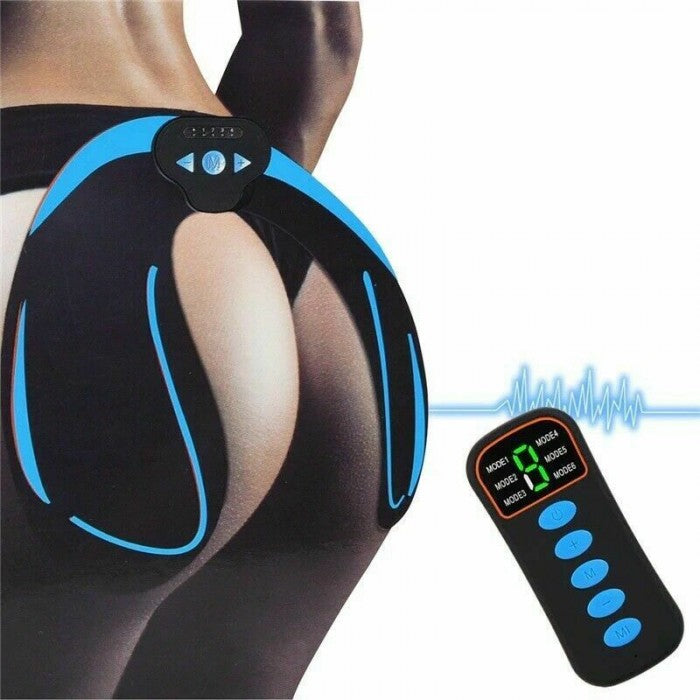 ELETTROSTIMOLATORE MODELLANTE RASSODA GLUTEI FIANCHI CON TELECOMANDO EMS