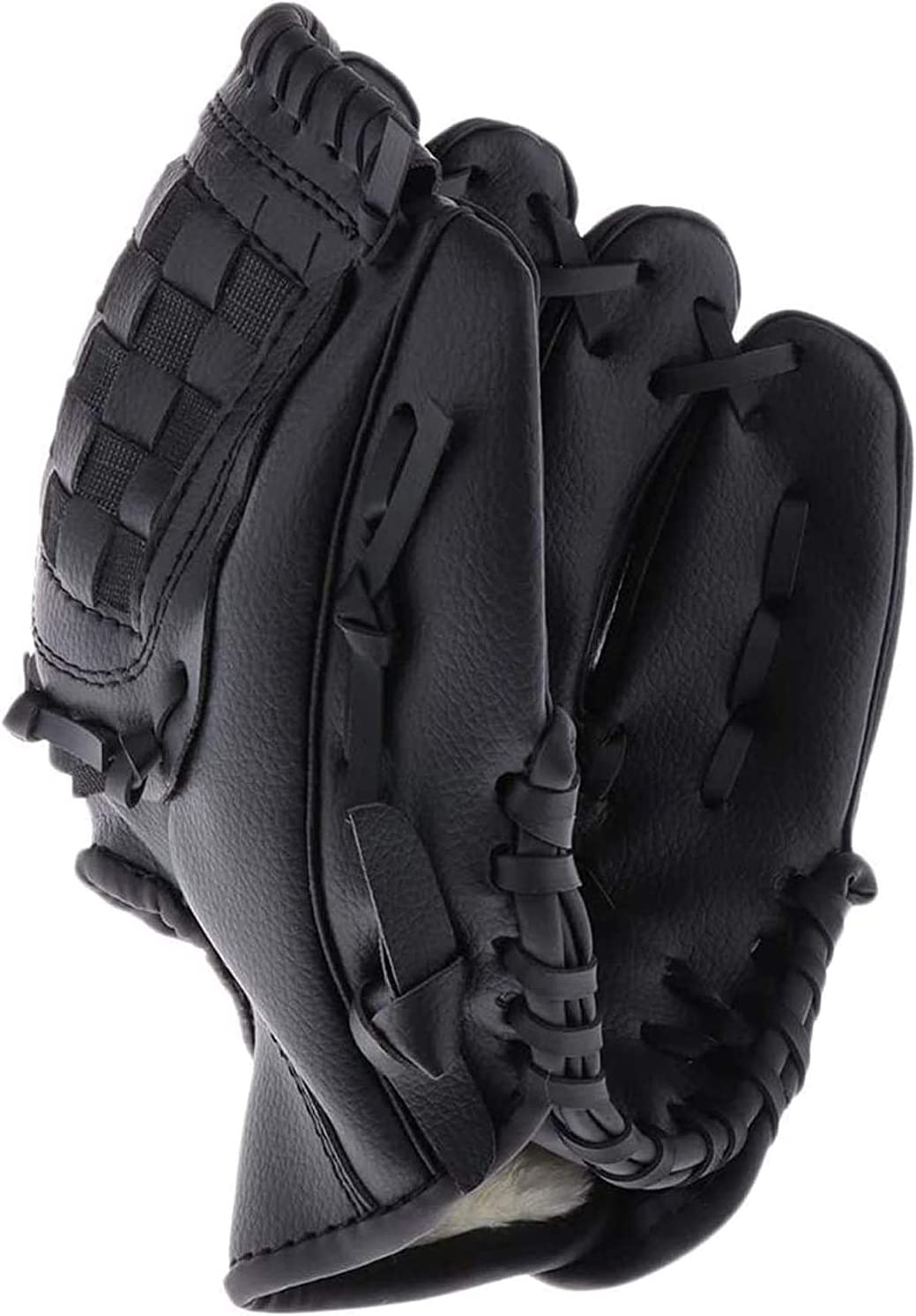 GUANTONE DA BATTUTA SPORTIVA CON PELLE PU DA BASEBALL REGOLABILE E CONFORTEVOLE DA 11,5 POLLICI E MAZZA BASEBALL SILVER 25’’ 63 CM