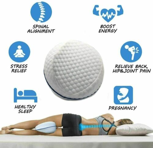 CUSCINO ERGONOMICO IN MEMORY FOAM PER GAMBE AIUTO POSIZIONE CORRETTA PER DORMIRE