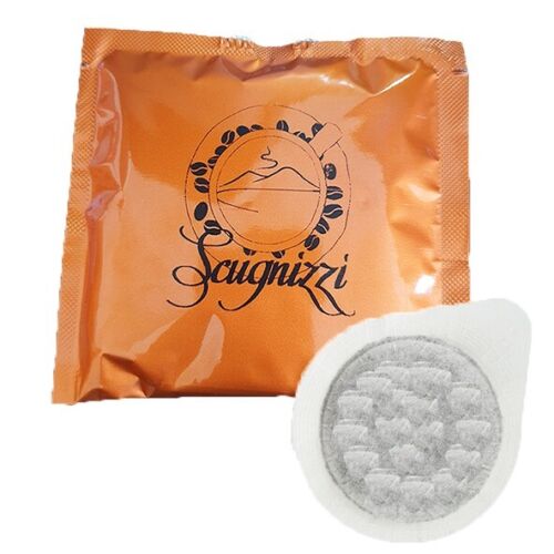 50 CIALDE '' CAFFE' SCUGNIZZI '' ESE 44 MM MISCELA CREMOSA