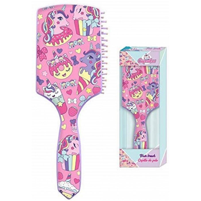 SPAZZOLA PER CAPELLI CUPCAKES ANTISTRAPPO 25 x 8,5 CM